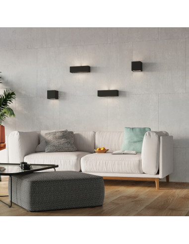 Kinkiet ceramiczny VEGA czarny