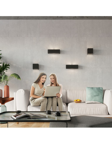 Kinkiet ceramiczny VEGA czarny