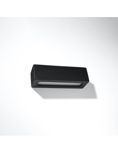 Kinkiet ceramiczny VEGA czarny