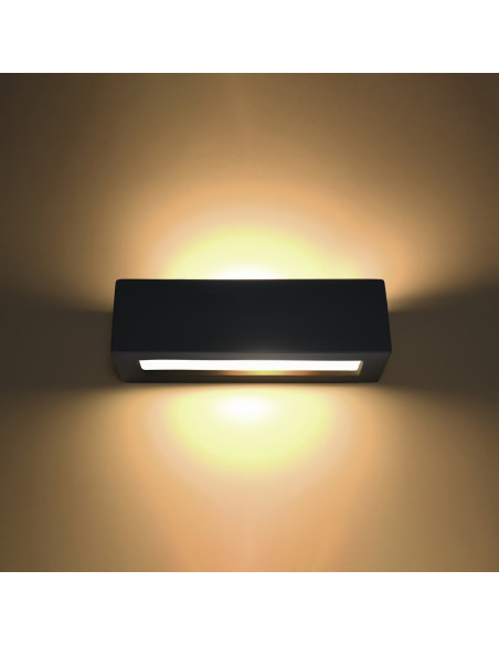 Kinkiet ceramiczny VEGA czarny