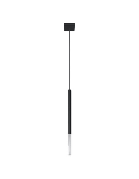 Lampa wisząca MOZAICA 1 czarny/chrom