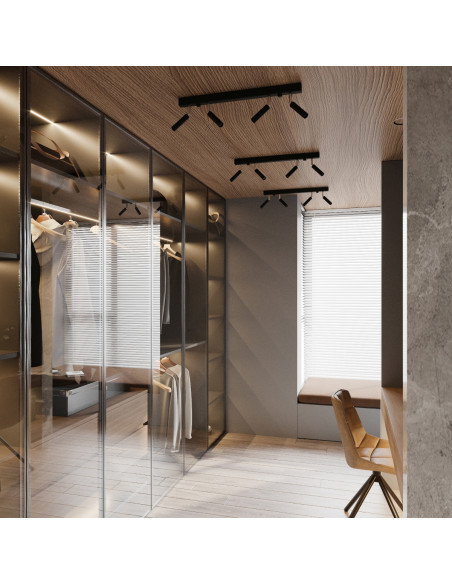 Plafon EYETECH 3 czarny