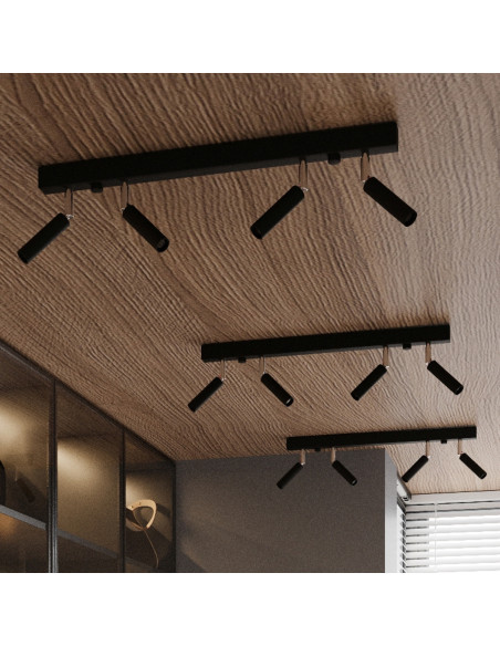 Plafon EYETECH 3 czarny