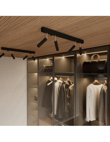 Plafon EYETECH 6 czarny