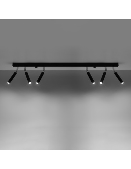 Plafon EYETECH 6 czarny