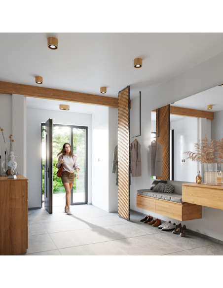 Plafon BASIC 1 naturalne drewno