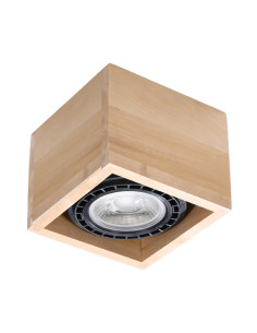 Plafon QUATRO 1 naturalne drewno