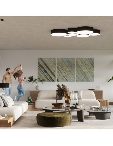 Plafon ARENA 55 czarny