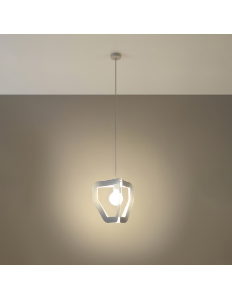 Lampa wisząca TRES biała