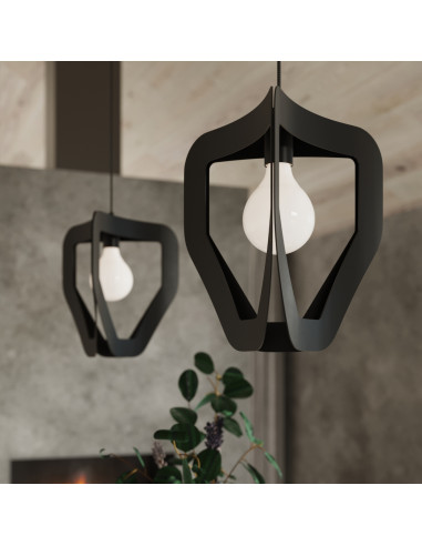 Lampa wisząca TRES czarna