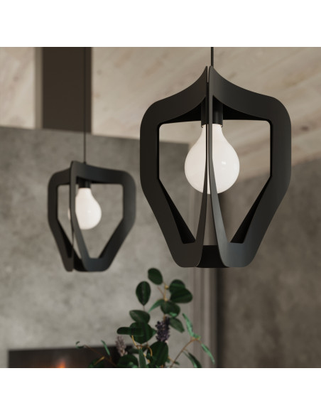 Lampa wisząca TRES czarna