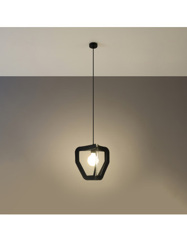 Lampa wisząca TRES czarna