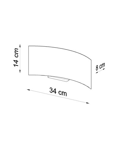 Kinkiet MAGNUS czarny