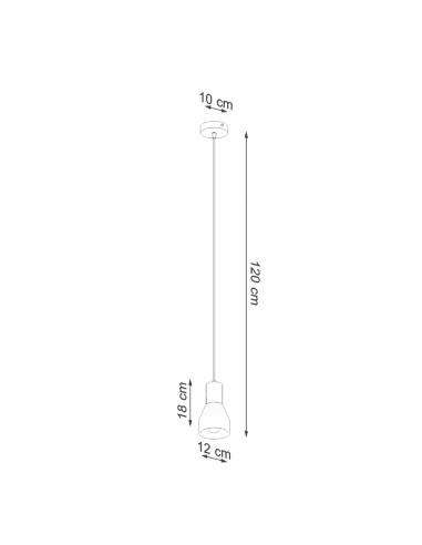 Lampa wisząca QUBIC czarna