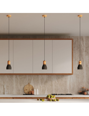 Lampa wisząca QUBIC czarna