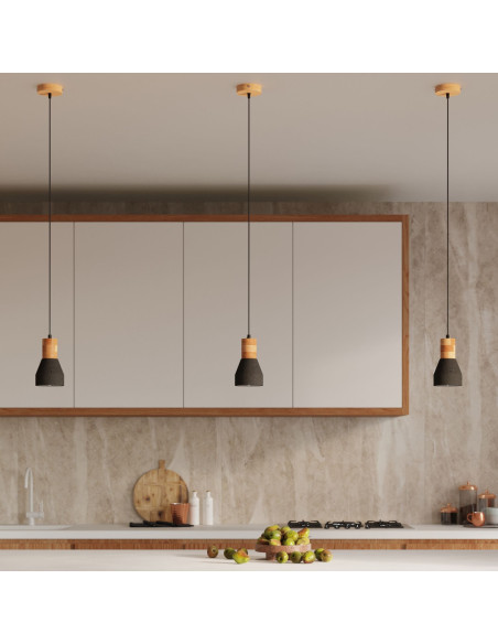 Lampa wisząca QUBIC czarna