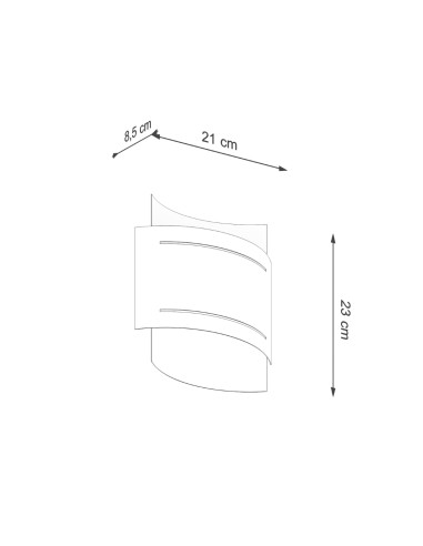 Kinkiet HESTIA biały