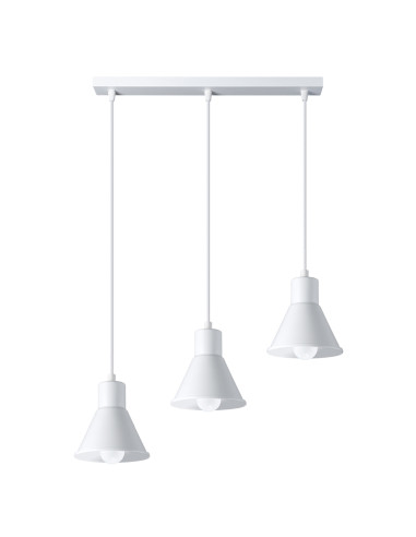 Lampa wisząca TALEJA 3 biała [E27]