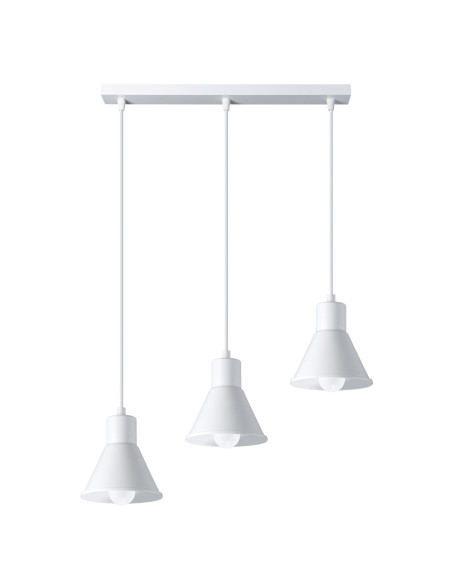 Lampa wisząca TALEJA 3 biała [E27]