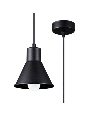 Lampa wisząca TALEJA 1 czarna [E27]