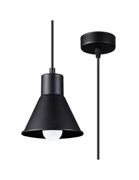Lampa wisząca TALEJA 1 czarna [E27]