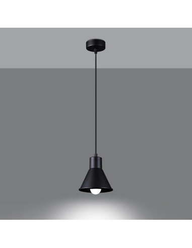 Lampa wisząca TALEJA 1 czarna [E27]