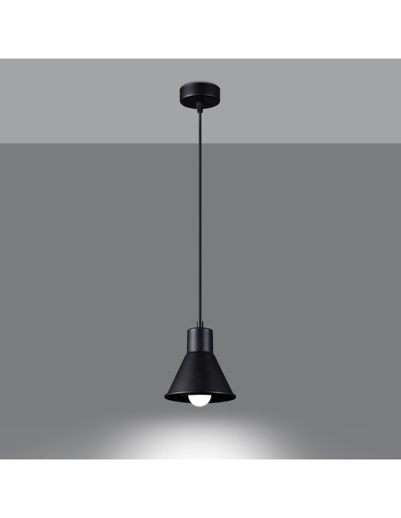 Lampa wisząca TALEJA 1 czarna [E27]