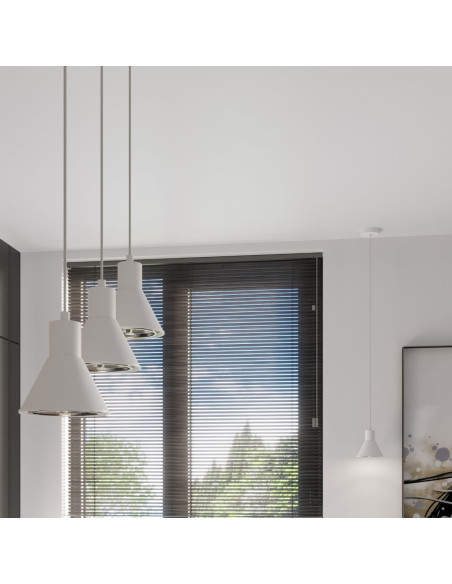 Lampa wisząca TAZILA 1 biała [ES111]