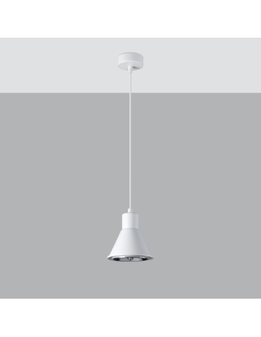 Lampa wisząca TAZILA 1 biała [ES111]