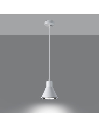 Lampa wisząca TAZILA 1 biała [ES111]