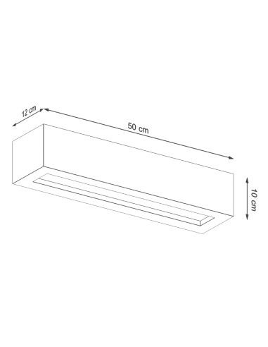 Kinkiet VEGA 50 beton