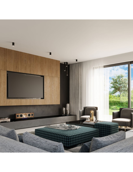 Plafon LAGOS 60 czarny