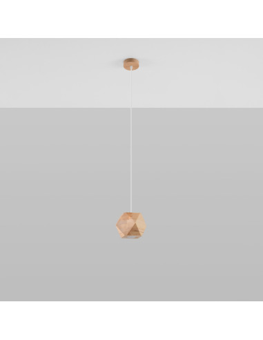 Lampa wisząca WOODY naturalne drewno