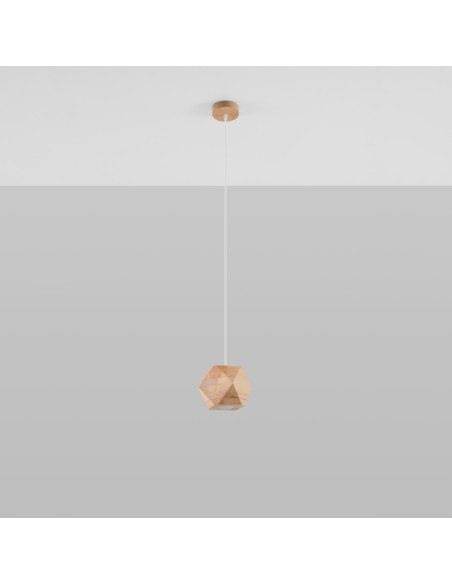 Lampa wisząca WOODY naturalne drewno