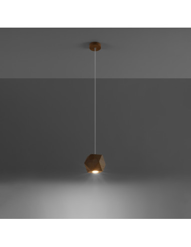 Lampa wisząca WOODY naturalne drewno