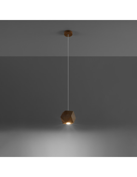 Lampa wisząca WOODY naturalne drewno