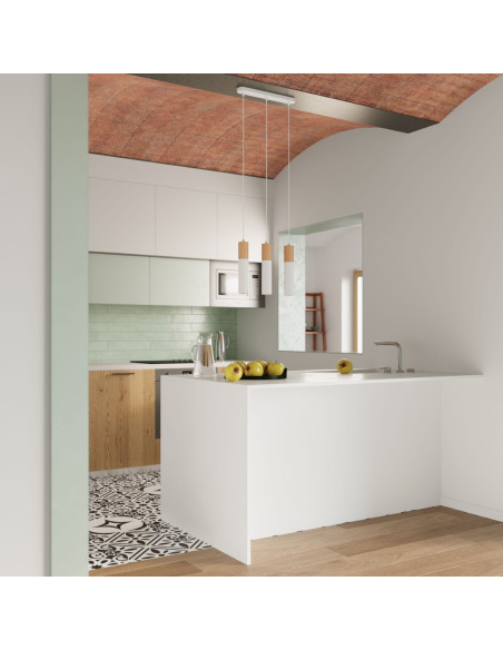 Lampa wisząca PABLO 3P biała