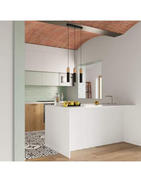 Lampa wisząca PABLO 3P czarna