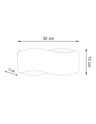 Kinkiet TILA 30 biały
