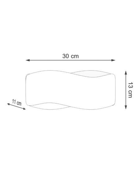 Kinkiet TILA 30 biały