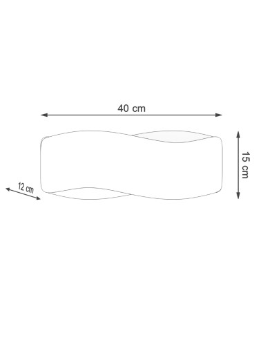 Kinkiet TILA 40 biały