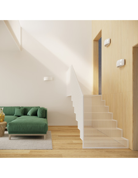 Kinkiet lakierowany PONTIUS biały połysk