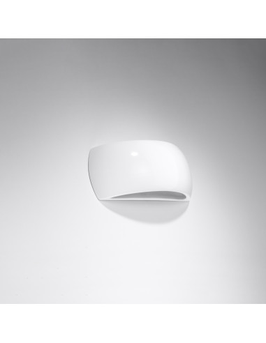 Kinkiet lakierowany PONTIUS biały połysk