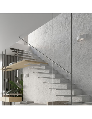 Kinkiet lakierowany VIXEN biały połysk