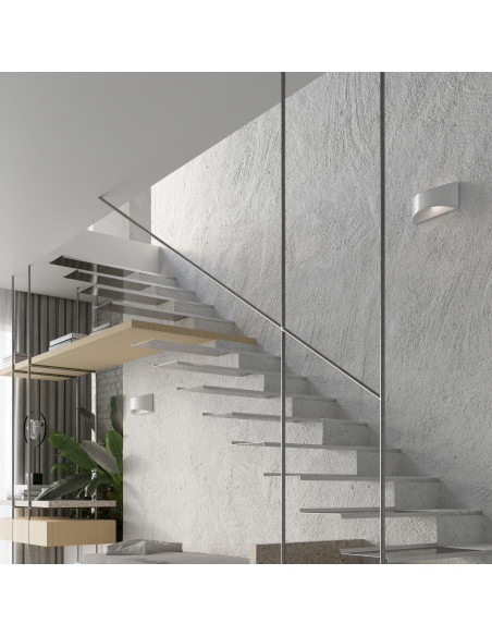 Kinkiet lakierowany VIXEN biały połysk