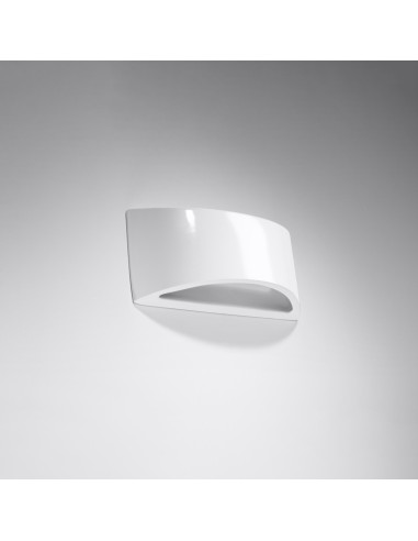 Kinkiet lakierowany VIXEN biały połysk