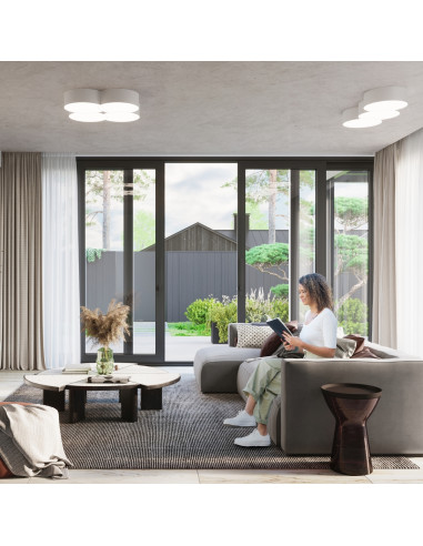 Plafon CIRCLE 1 biały