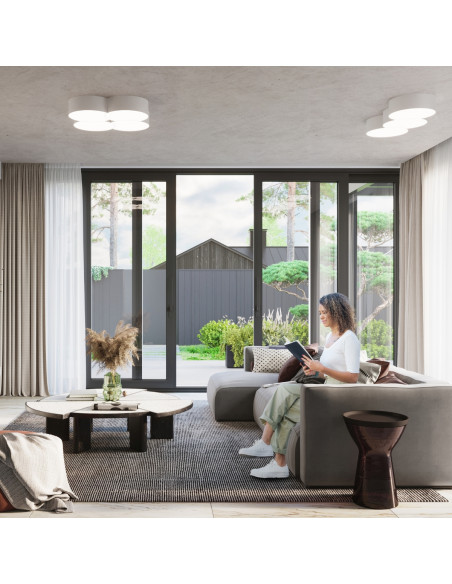 Plafon CIRCLE 1 biały