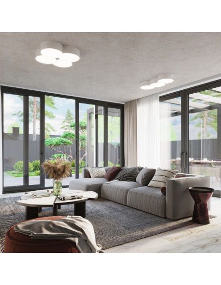 Plafon CIRCLE 1 biały