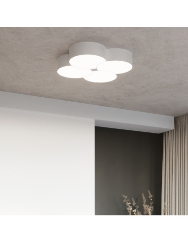 Plafon CIRCLE 1 biały